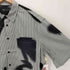 ザラ ZARA エアブラシプリント ストライプシャツ メンズ JPN:L
