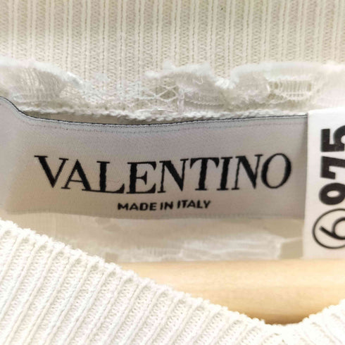 ヴァレンティノ Valentino レース切替 ニットポンチョ レディース XS
