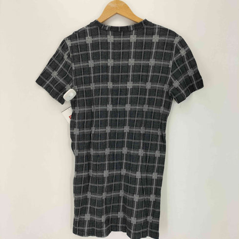 クリスチャンダダ CHRISTIAN DADA モノトーンチェック S/S ワンピース レディース 46