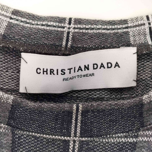 クリスチャンダダ CHRISTIAN DADA モノトーンチェック S/S ワンピース レディース 46