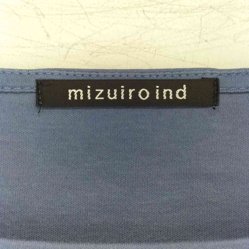 ミズイロインド mizuiro ind オーバーサイズカットソー レディース