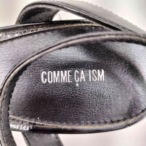 コムサイズム COMME CA ISM アンクルストラップ エナメル パンプス レディース JPN:L