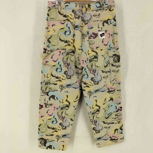 アベイシングエイプ A BATHING APE BAPE ART CAMO GOBELIN WORK PANTS メンズ L