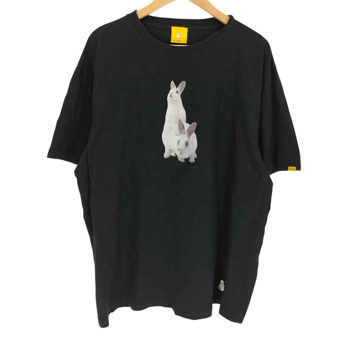 エフアールツー FR2 Smoking kills リアル ウサギ 両面プリント S/S クルーネック Tシャツ メンズ import:XL