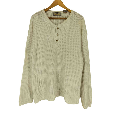 NEW RIVER CO 90S ヘンリーネック ニット メンズ M