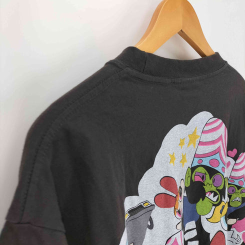 ヘインズ Hanes カートゥーンアニメ キャラクター グラフィック プリント S/S クルーネック Tシャツ メンズ import:XL