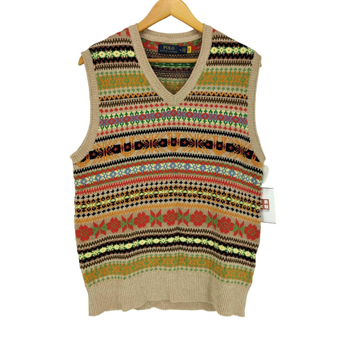 ポロラルフローレン POLO RALPH LAUREN Fair lsle Vネックトップ メンズ M