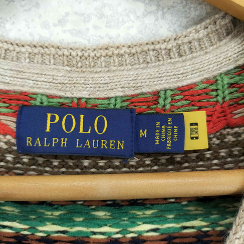 ポロラルフローレン POLO RALPH LAUREN Fair lsle Vネックトップ メンズ M