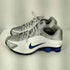ナイキ NIKE SHOX R4 WHITE METALLIC SILVER-RACER BLUE メンズ JPN:27