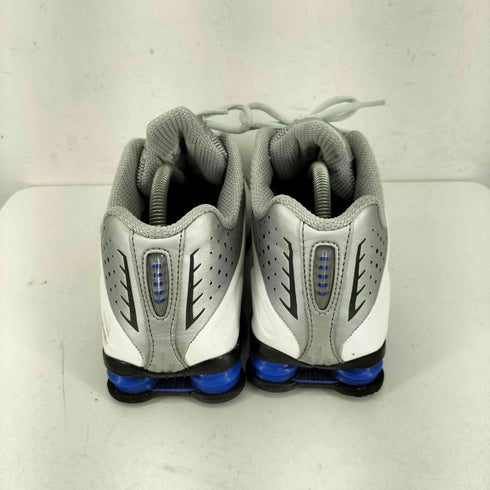 ナイキ NIKE SHOX R4 WHITE METALLIC SILVER-RACER BLUE メンズ JPN:27