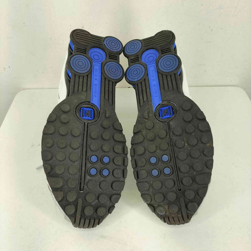ナイキ NIKE SHOX R4 WHITE METALLIC SILVER-RACER BLUE メンズ JPN:27