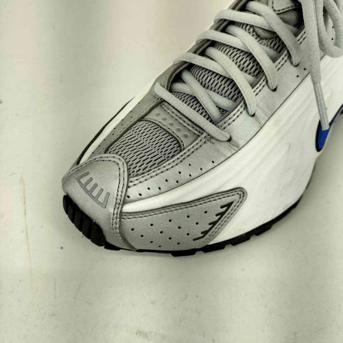 ナイキ NIKE SHOX R4 WHITE METALLIC SILVER-RACER BLUE メンズ JPN:27