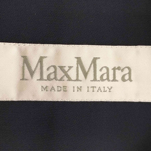 マックスマーラ MAX MARA 白タグ イタリア製 アセテートポリ 切替 2B テーラード ジャケット レディース 36