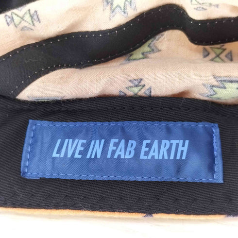 LIVE IN FAB EARTH ジェットキャップ メンズ
