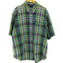 ラルフローレン RALPH LAUREN 90S BLAIRE チェック柄 BD S/S シャツ メンズ import:XXL