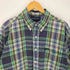 ラルフローレン RALPH LAUREN 90S BLAIRE チェック柄 BD S/S シャツ メンズ import:XXL