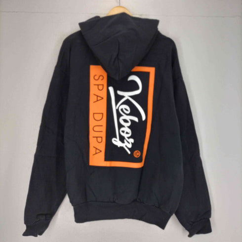 ケボズ KEboz FRO CLUBコラボ ロゴプリント プルオーバーパーカー メンズ XL
