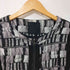JUST FEMALE YALL BOMBER 総柄 裾ドローコード ノーカラー ジャケット レディース 38