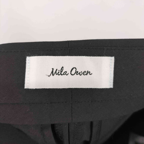 ミラオーウェン Mila Owen センタープレステーパードドレスパンツ レディース JPN:1