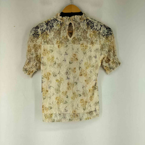 ジルバイジルスチュアート JILL by JILLSTUART フローラルデザイン 総レース ハイネック シアカットソー レディース JPN:S
