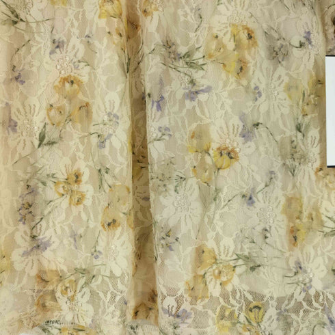 ジルバイジルスチュアート JILL by JILLSTUART フローラルデザイン 総レース ハイネック シアカットソー レディース JPN:S