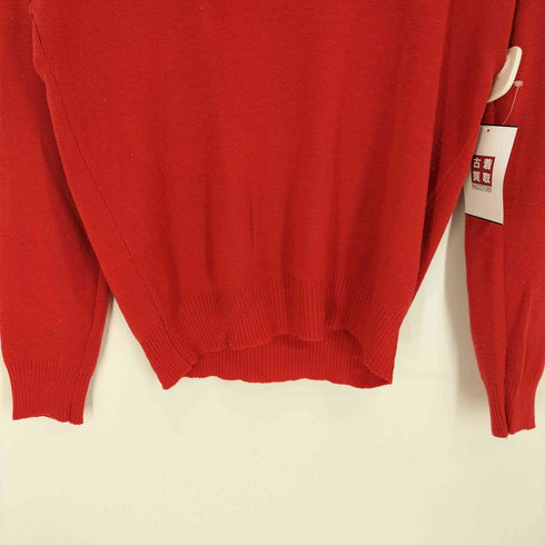 アイゾッドラコステ IZOD LACOSTE 80S ワンポイント ワッペン Vネック クルーネック アクリル ニット メンズ 20