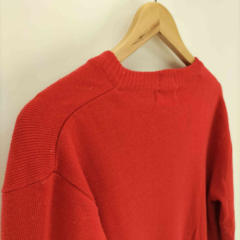 アイゾッドラコステ IZOD LACOSTE 80S ワンポイント ワッペン Vネック クルーネック アクリル ニット メンズ 20