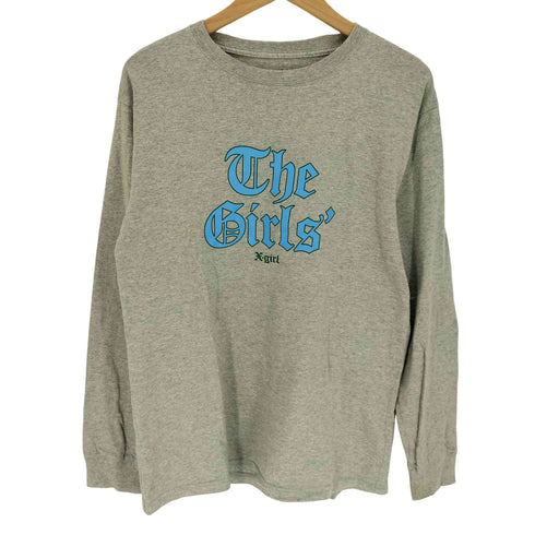 エックスガール X-girl ENGLISH LOGO L/S TEE レディース JPN:M