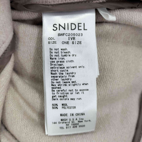 スナイデル snidel スタンドカラーポンチョコート レディース ONE SIZE