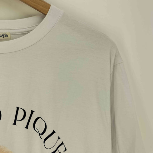 ジェラートピケ gelato pique DOG柄ワンポイントTシャツ レディース ONE SIZE