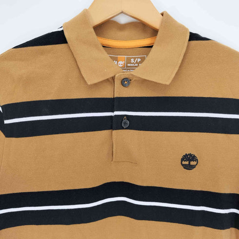 ティンバーランド Timberland ロゴワッペン 鹿の子 S/S ポロシャツ メンズ S/P