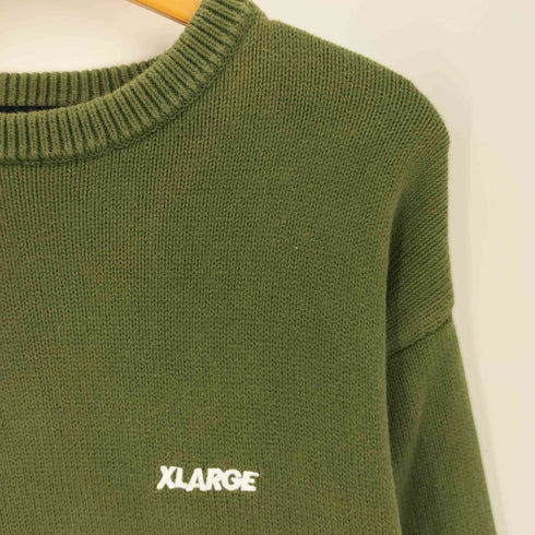 エクストララージ XLARGE 22AW STANDARD LOGO CREWNECK KNIT メンズ JPN:M