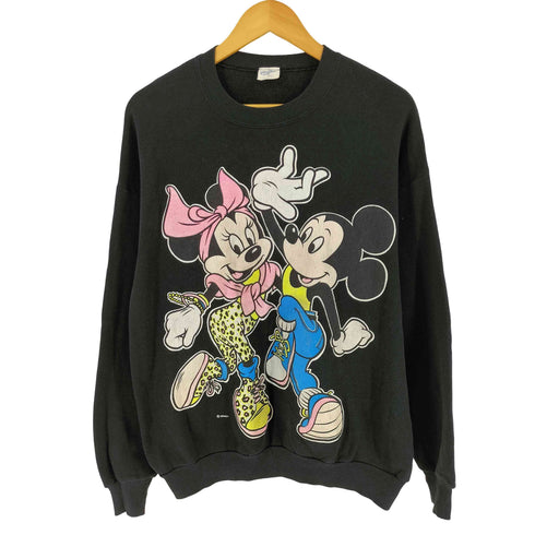 ベルバシーン Velva Sheen 80-90s キャラクタープリント L/S スウェット メンズ XL