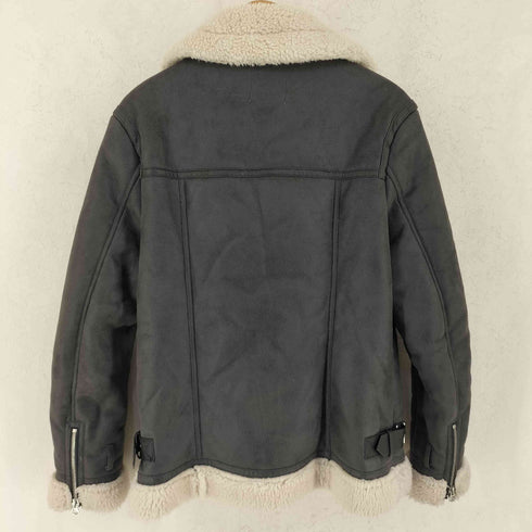 ベルシュカ BERSHKA フェイク ムートン ジャケット レディース