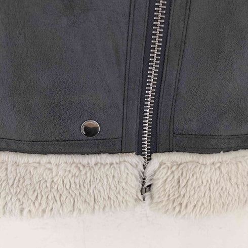 ベルシュカ BERSHKA フェイク ムートン ジャケット レディース