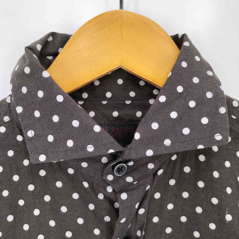 リーツテイラーザズー REATS TAILOR ZAZOUS ホリゾンタルカラー ドット L/S シャツ メンズ 38