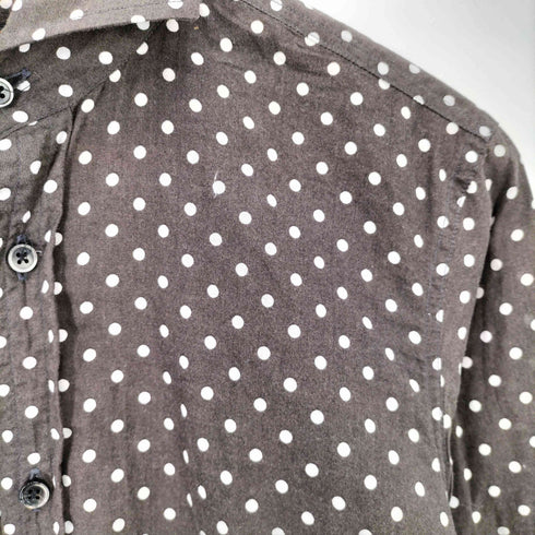 リーツテイラーザズー REATS TAILOR ZAZOUS ホリゾンタルカラー ドット L/S シャツ メンズ 38
