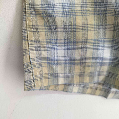 ペニーズタウンクラフト PENNEYS TOWNCRAFT 50-60S 船タグ L/S チェック 開襟 シャツ ボックス メンズ 14 1/2