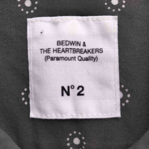 ベドウィンアンドザハートブレイカーズ BEDWIN&THE HEARTBREAKERS Special Fit For Prep Punks ペイズリー柄 L/S シャツ メンズ
