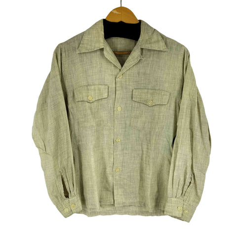 50-60S ボックス L/S 開襟 シャツ メンズ