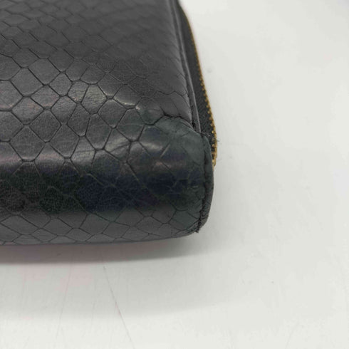 シーバイクロエ SEE BY CHLOE クロコ パイソン 型押し レザー ロング ウォレット 長財布 レディース