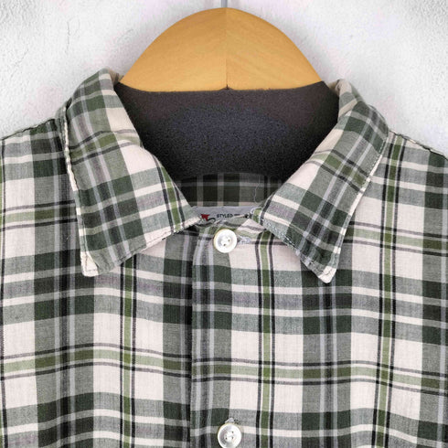 ginelli 60S ボックス L/S チェック シャツ メンズ 14 1/2
