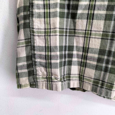 ginelli 60S ボックス L/S チェック シャツ メンズ 14 1/2
