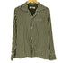 COUNTER ACTION ストライプ スナップボタン オープンカラー L/S シャツ メンズ import:M