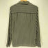 COUNTER ACTION ストライプ スナップボタン オープンカラー L/S シャツ メンズ import:M