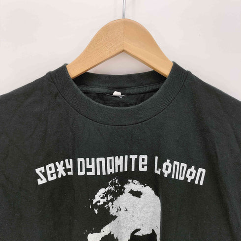 SEXY DYNAMITE LONDON スカル マシンガン Hasta la victoria siempre メッセージ プリント Tシャツ Y2K メンズ JPN:M