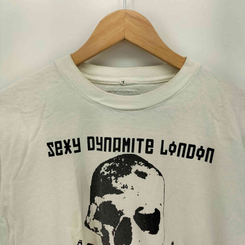 SEXY DYNAMITE LONDON スカル マシンガン Hasta la victoria siempre メッセージ プリント Tシャツ Y2K メンズ JPN:M