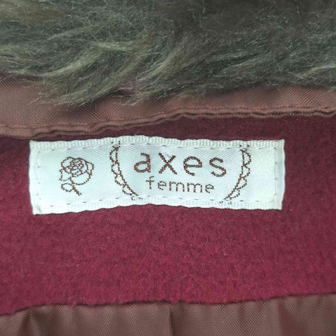 アクシーズファム axes femme ダブルブレストケープコート レディース JPN:M