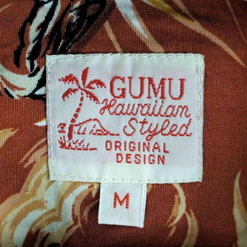 GUMU HAWAIIAN 和柄 アロハシャツ メンズ JPN:M