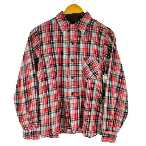 Jim Penney 60S L/S チェック 開襟 シャツ ボックス メンズ